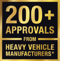 200 approvals from heavy_vehicle manufacturers
