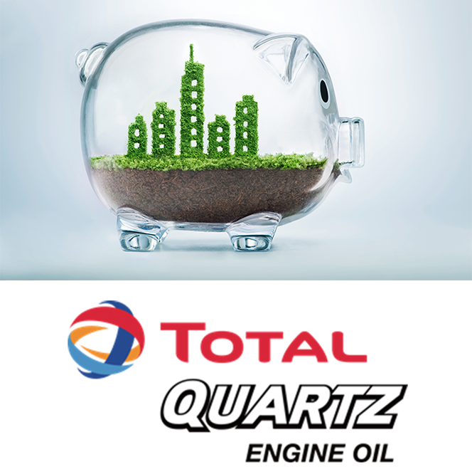 Branslebesparande motoroljor - for minskade branslekostnader - TOTAL QUARTZ
