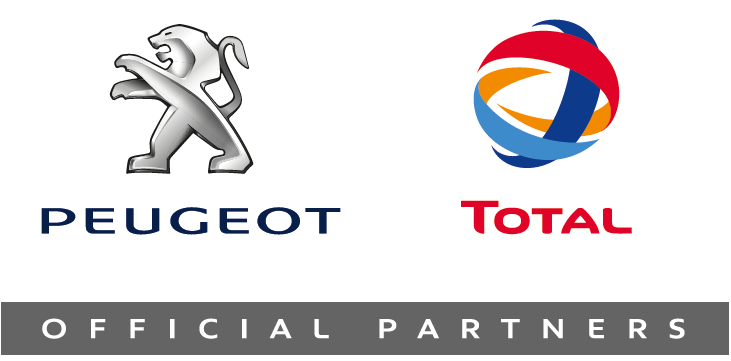 Peugeot och TOTAL är officiella partners 